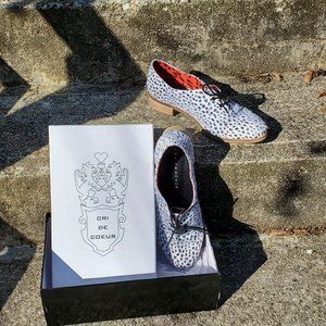 Cri de Coeur - Leopard Oxfords - Size 11 - Vegan